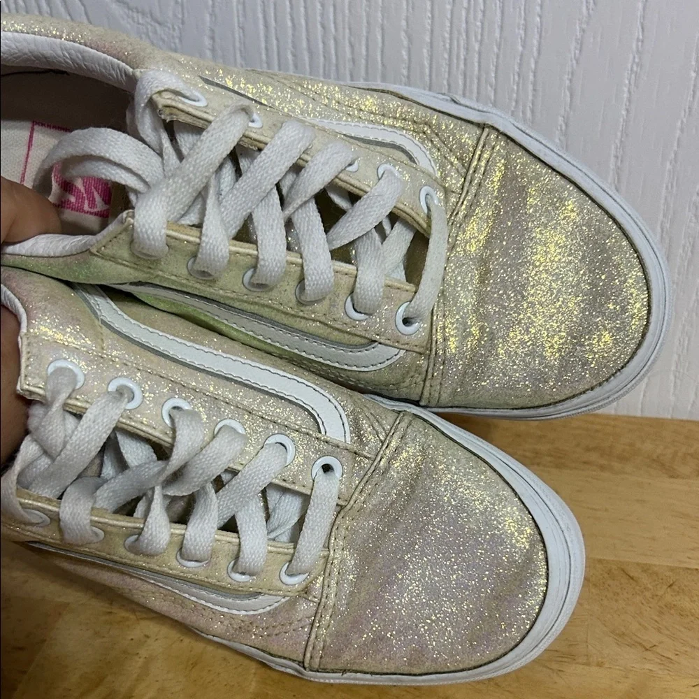 Women’s  old skool (uv Glitter) gold